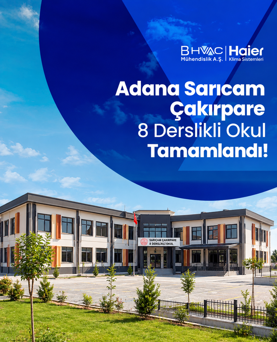 Adana Sarıcam Çakırpare 8 Derslikli Okul